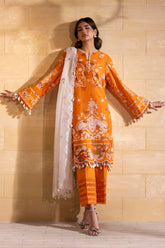Unstitched 3 Piece Lawn Suit